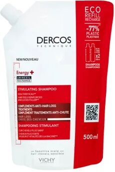 Vichy Dercos Technique Energy+ Champú Estimulante Eco-Recarga 500ml