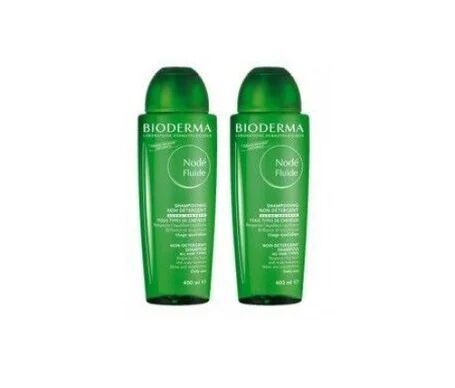 Bioderma NODE Champú líquido de uso frecuente 2 frascos de 400 ml