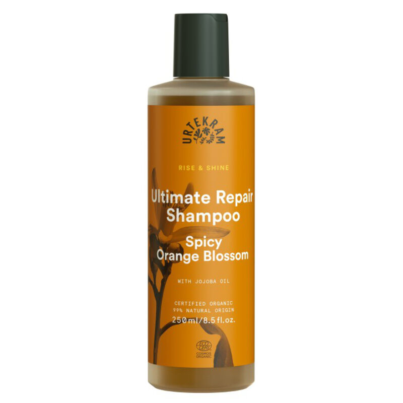 Urtekram Champú reparación definitiva con flor de Azahar aromático Rise & Shine (250ml.)