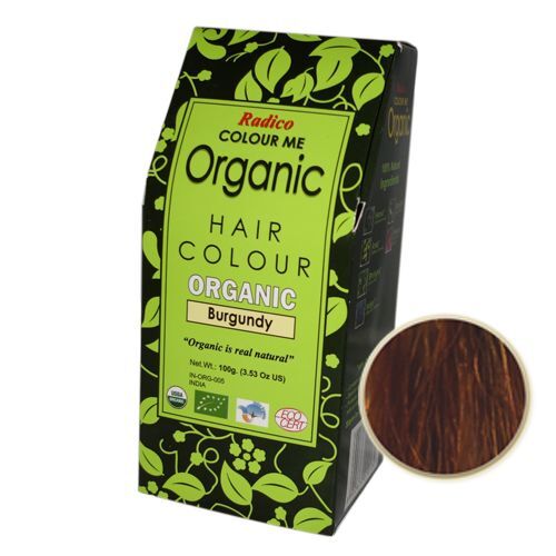 Radico Colorante capilar en polvo 100% vegetal Borgoña
