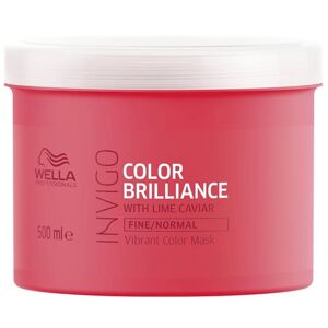 Masque Color Brilliance Invigo Cheveux Fins Wella 500 Ml