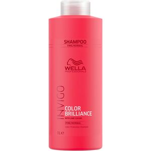 Shampoing Color Brilliance Invigo Cheveux Fins a normaux Wella 1l