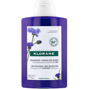 Klorane Centaurée Shampoing Déjaunissant 200ml - Publicité