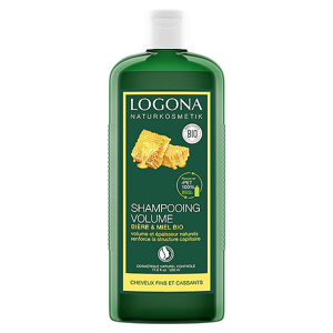 Logona Soins Capillaires Shampoing Volumateur au Miel & à la Bière Bio 500ml - Publicité