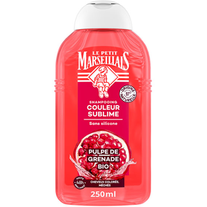 Le Petit Marseillais Shampoing Infusion Couleur Coquelicot et Grenade Bio 250ml - Publicité