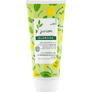 Klorane Junior Gel Douche Corps & Cheveux Poire 200ml - Publicité