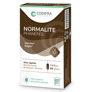 Codifra Normalite Phaneres Cheveux 60 gélules - Publicité