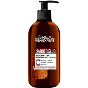 L'Oréal Paris L'Oréal Men Expert Hairstyle BarberClub Gel Nettoyant 3en1 200ml - Publicité