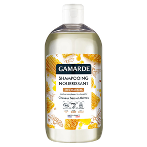 Gamarde Capillaire Shampoing Nourrissant Miel d'Acacia Bio 500ml - Publicité