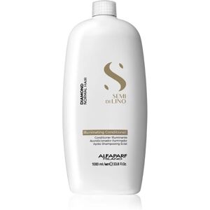 Alfaparf Milano Semi di Lino Diamond Illuminating après-shampoing éclaircissant pour des cheveux éclatants et faciles à coiffer 1000 ml - Publicité