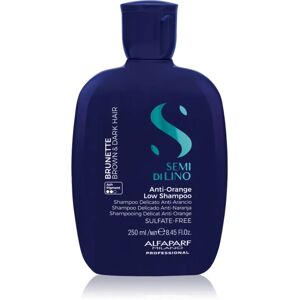 Alfaparf Milano Semi di Lino Brunette shampoing colorant neutralisant les reflets cuivrés 250 ml - Publicité