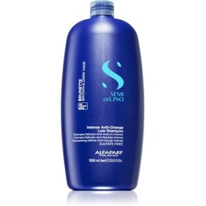 Alfaparf Milano Semi di Lino Brunette shampoing colorant neutralisant les reflets cuivrés 1000 ml - Publicité