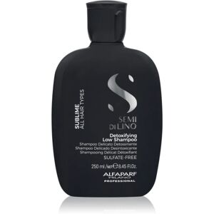 Alfaparf Milano Semi di Lino Sublime shampoing purifiant détoxifiant pour tous types de cheveux 250 ml - Publicité