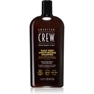 American Crew Daily Moisturizing Shampoo shampoing usage quotidien pour un effet naturel pour homme 1000 ml - Publicité