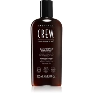 American Crew Daily Silver Shampoo shampoing cheveux blancs et gris 250 ml - Publicité