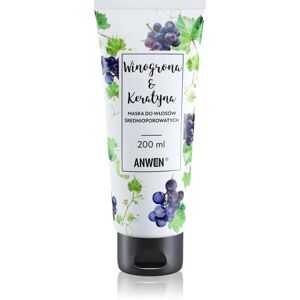 Anwen Grapes & Keratin masque régénérant pour cheveux Medium Porosity 200 ml