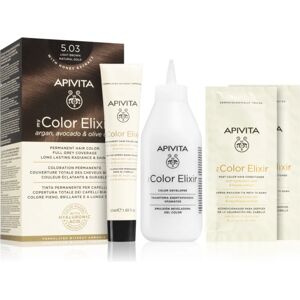 Apivita My Color Elixir coloration cheveux sans ammoniaque teinte 5.03 Light Brown Natural Gold