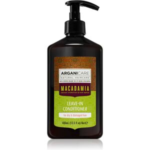 Arganicare Macadamia Leave-In Conditioner après-shampoing sans rinçage pour cheveux secs et abîmés 400 ml - Publicité