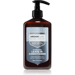 Arganicare Biotin Leave-In Conditioner après-shampoing sans rinçage pour cheveux secs et abîmés 400 ml - Publicité