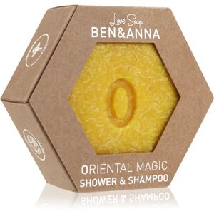 BEN&ANNA; Love Soap Shower & Shampoo shampoing et gel douche solide 2 en 1 Oriental Magic 60 g - Publicité