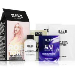 Bleach London Toner Kit semi-permanente coloration ton sur ton pour cheveux blonds teinte Rosé 1 pcs
