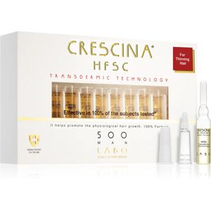 Crescina Transdermic 500 Re-Growth traitement pour la croissance des cheveux pour homme 20x3,5 ml