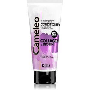 Delia Cosmetics Cameleo Collagen & Biotin après-shampoing fortifiant pour cheveux abîmés et fragiles 200 ml