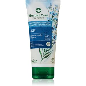 Farmona Herbal Care Flax Seed après-shampoing régénérant pour cheveux secs et fragiles 200 ml - Publicité