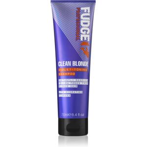 Fudge Care Clean Blonde shampoing tonifiant violet pour cheveux blonds 250 ml