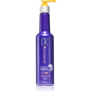 GK Hair Silver Bombshell shampoing pour cheveux blonds neutralisant les reflets cuivrés 280 ml - Publicité