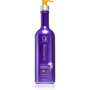 GK Hair Miami Bombshell masque lissant hydratant pour les cheveux avec décoloration ou balayage 710 ml - Publicité