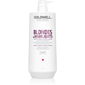 Goldwell Dualsenses Blondes & Highlights shampoing pour cheveux blonds anti-jaunissement 1000 ml - Publicité