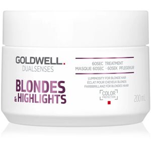 Goldwell Dualsenses Blondes & Highlights masque régénérant anti-jaunissement 200 ml - Publicité