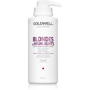 Goldwell Dualsenses Blondes & Highlights masque régénérant anti-jaunissement 500 ml - Publicité