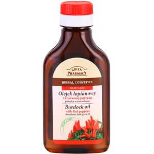 Green Pharmacy Hair Care Red Peppers huile de bardane pour stimuler la repousse des cheveux 100 ml