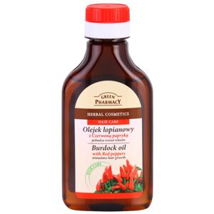 Green Pharmacy Hair Care Red Peppers huile de bardane pour stimuler la repousse des cheveux 100 ml - Publicité