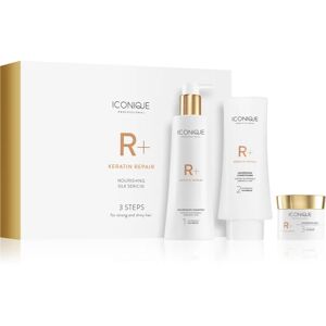 ICONIQUE Professional R+ Keratin repair 3 steps for strong and shiny hair coffret cadeau (pour cheveux affaiblis)