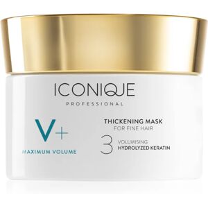 ICONIQUE Professional V+ Maximum volume Thickening mask masque intense pour des cheveux fins volumineux 200 ml - Publicité