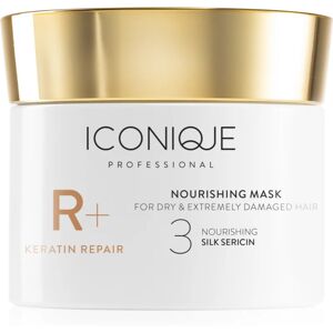 ICONIQUE Professional R+ Keratin repair Nourishing mask masque rénovateur pour cheveux secs et abîmés 100 ml - Publicité