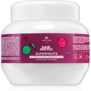 Kallos Hair Pro-Tox Superfruits masque régénérant pour cheveux fatigués sans éclat 275 ml - Publicité