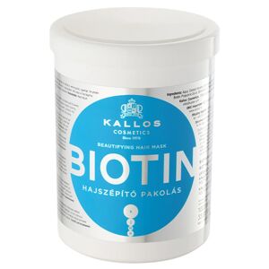 Kallos Biotin masque pour cheveux fins, fragiles et cassants 1000 ml - Publicité