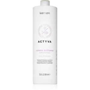 Kemon Actyva Colore Brillante shampoing illuminateur et fortifiant pour cheveux colorés 1000 ml