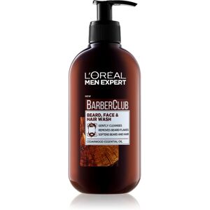 L’Oréal Paris Men Expert Barber Club gel nettoyant pour barbe, visage et cheveux 200 ml - Publicité