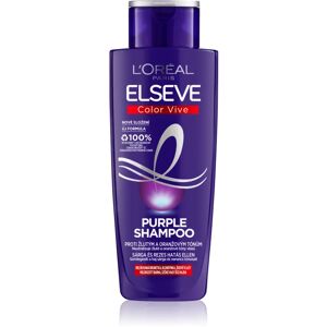 L’Oréal Paris Elseve Color-Vive Purple shampoing neutralisant les reflets jaunes 200 ml - Publicité
