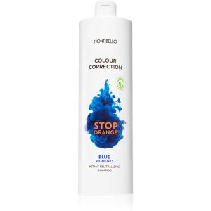 Montibello Colour Correction Stop Orange shampoing pour cheveux blonds et décolorés neutralisant les reflets cuivrés 1000 ml - Publicité