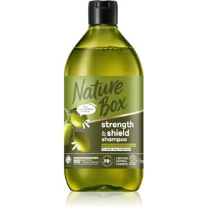 Nature Box Olive Oil shampoing protecteur anti-cheveux cassants 385 ml - Publicité