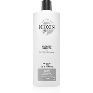 Nioxin System 1 Cleanser Shampoo shampoing purifiant pour cheveux fins à normaux 1000 ml - Publicité