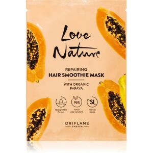 Oriflame Love Nature Organic Papaya masque cheveux régénérant 30 ml - Publicité