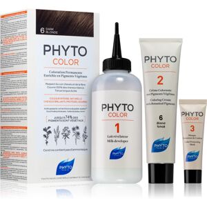 Phyto Color coloration cheveux sans ammoniaque teinte 6 Dark Blonde 1 pcs - Publicité