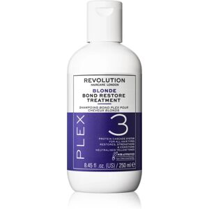 Revolution Haircare Plex Blonde No.3 Bond Restore Treatment cure capillaire intense pour cheveux secs et abîmés 250 ml - Publicité